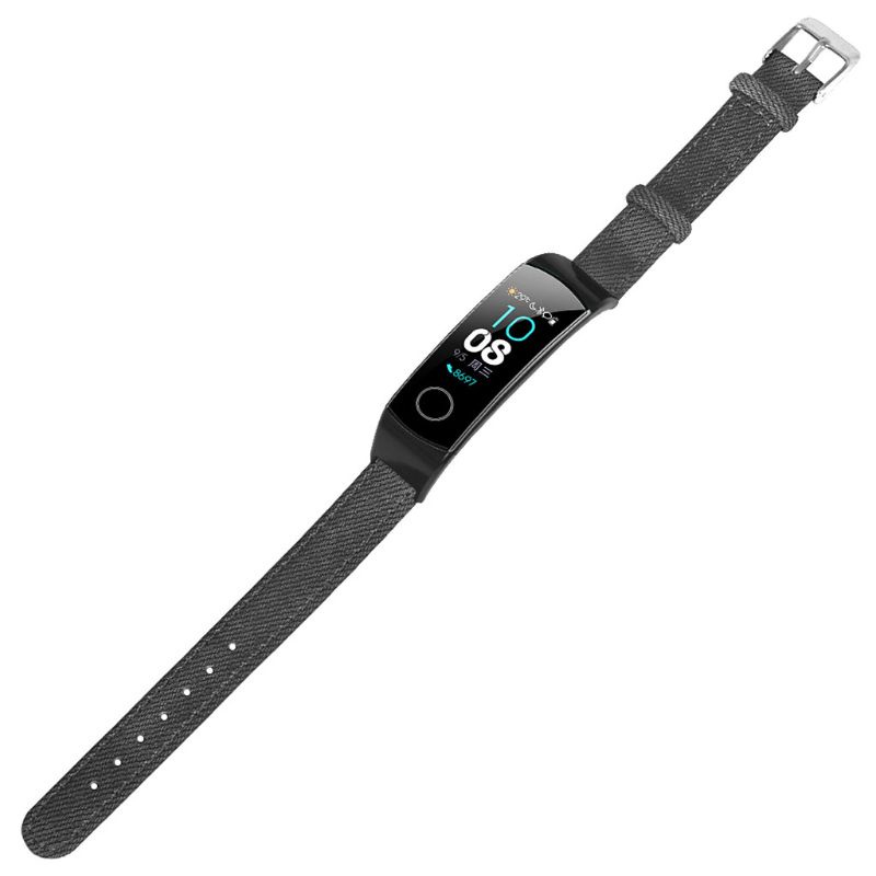 Dây Đeo Thay Thế Chất Liệu Da Denim Cho Huawei Honor Band 5 / 4