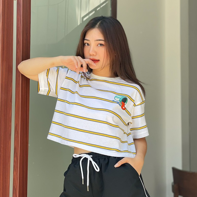 Anniegals - Áo Croptop sọc Antidote - Antidote Top