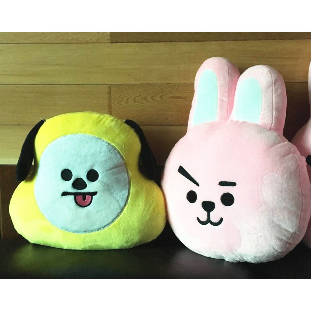 Gối Nhồi Bông Kiểu Dáng Xinh Xắn Dễ Thương BTS BT21 TATA CHIMMY COOKY KOYA