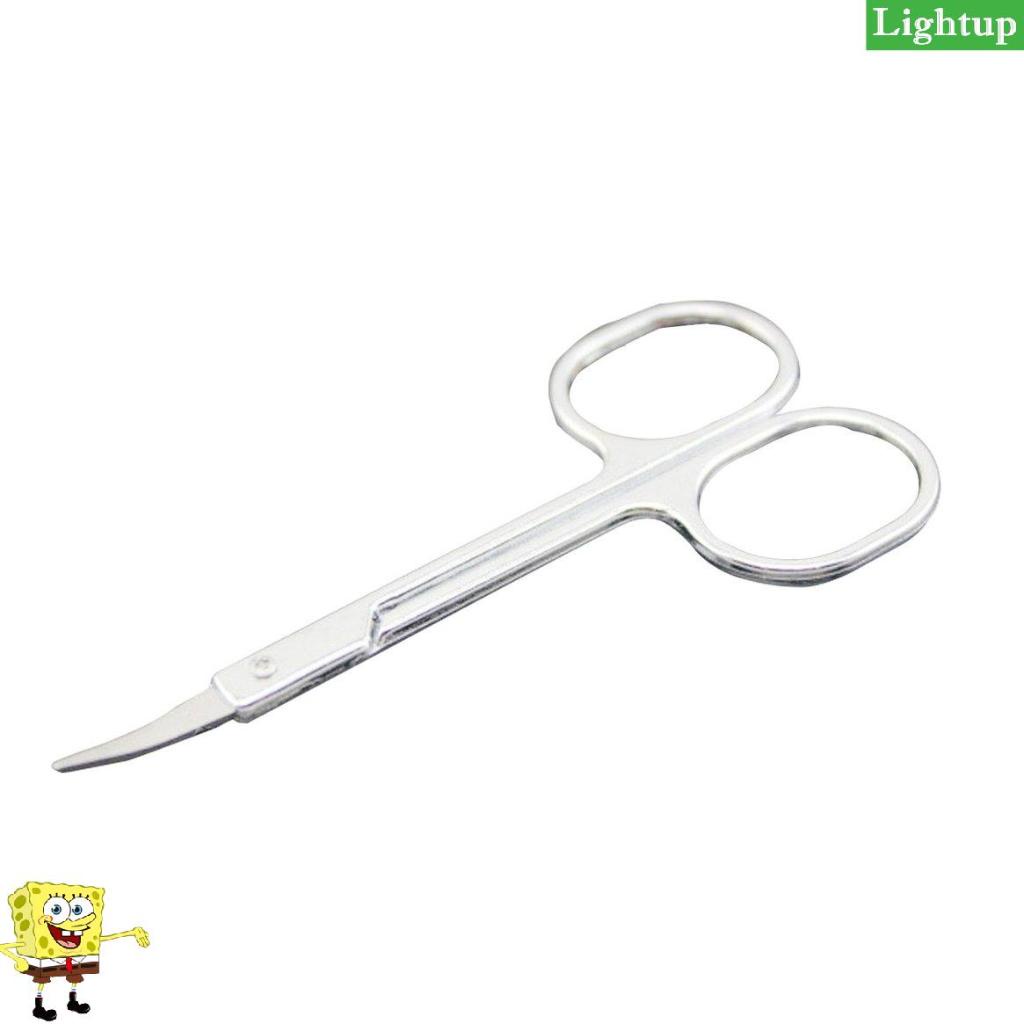 Kéo cắt tóc mũi Máy cắt lông mày nhỏ Kéo trang điểm bằng thép không gỉ
