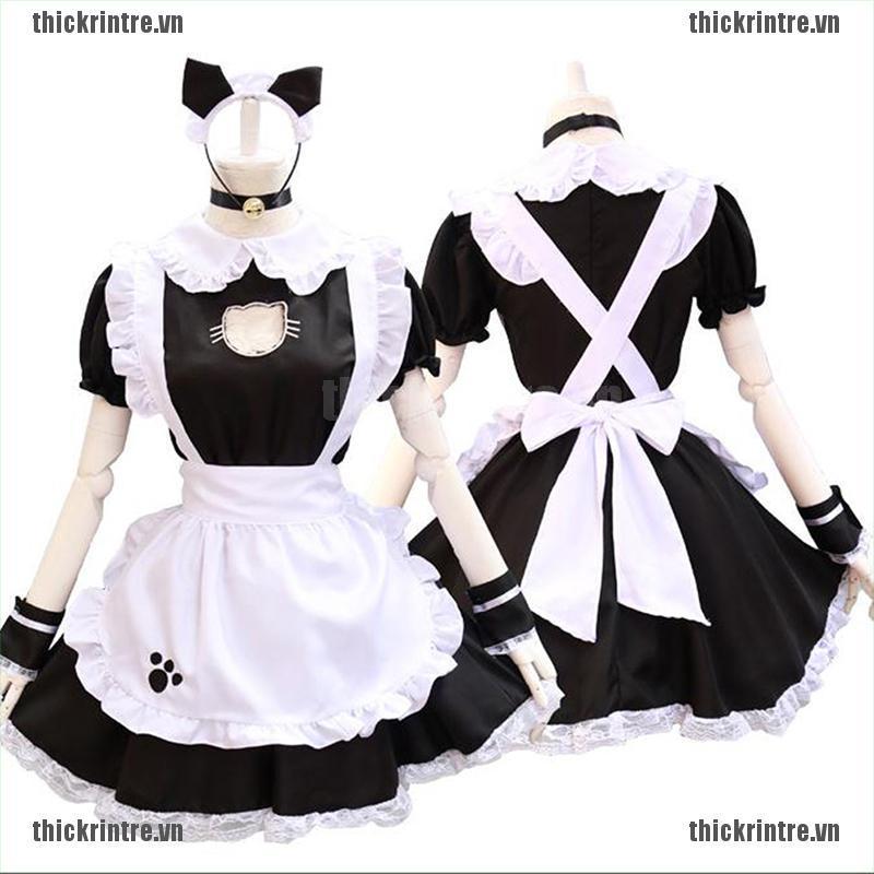 Tạp Dề Hóa Trang Cô Hầu Gái Gợi Cảm Phong Cách Lolita
