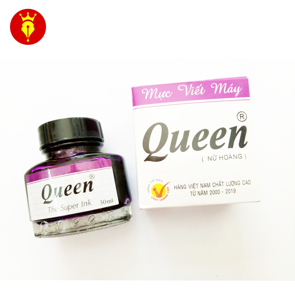 Mực Queen Đen ( NỮ HOÀNG ) SUPER INK – MỰC VIẾT MÁY