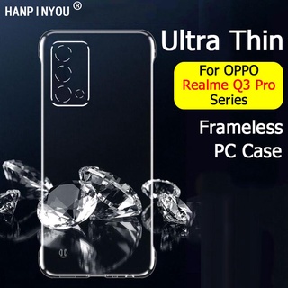 Ốp điện thoại PC cứng không viền siêu trong suốt trọng lượng nhẹ bảo vệ dành cho OPPO Realme Q3 Pro / Carnival 5G
