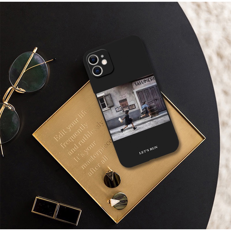Ốp Điện Thoại Mềm In Hình Cô Gái Cho iPhone 12 mini 13 14 15 Pro Max XR X 6S 7 8 Plus SE2 11 Pro Xs Max
