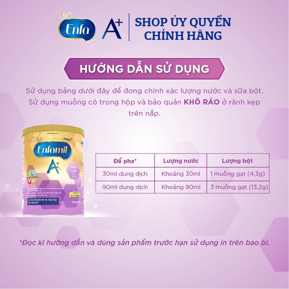 Sữa Enfamil A+ Gentle care 800g