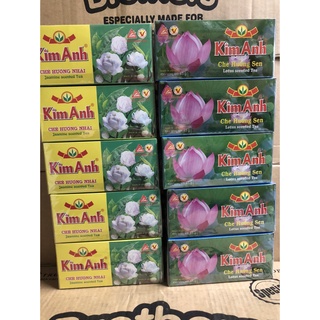 Combo 10 hộp chè Kim Anh hương sen-hương nhài 45gr