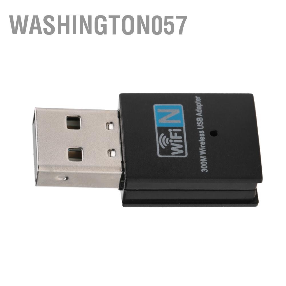 Washington057 Mini USB LAN Network Card Wifi Adapter USB2.0 WiFi Receiver 300Mbps