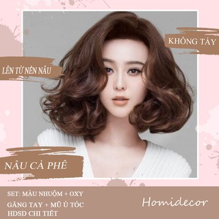 Thuốc Nhuộm Tóc Tại Nhà Nâu Cà Phê HoMi