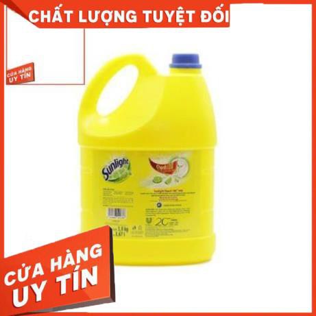 Sunlight Nước Rửa Chén Thiên Nhiên 3.8Kg/Chai (Muối Khoáng Lô Hội)