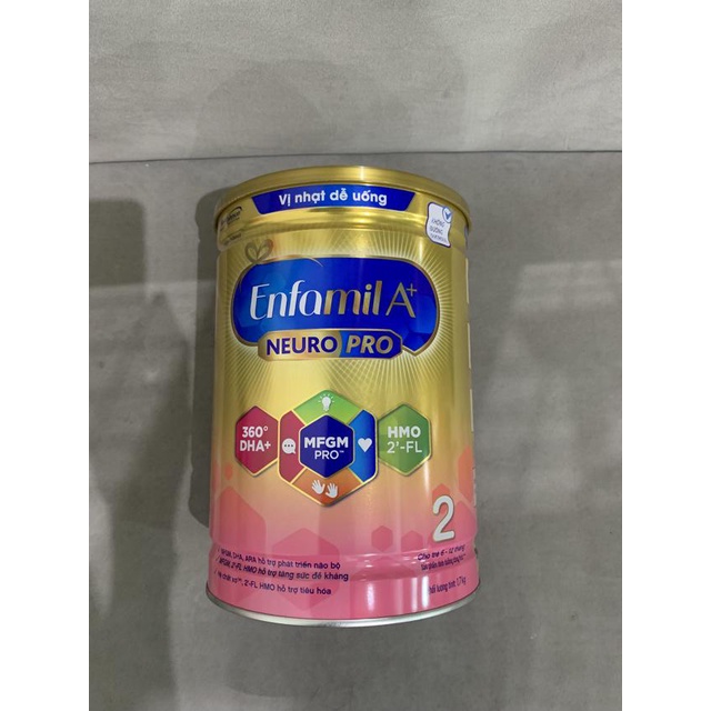 Sữa Bột Enfamil A+ Neuropro 2 Với 2’-FL HMO vị nhạt dễ uống– Lon 1.7kg
