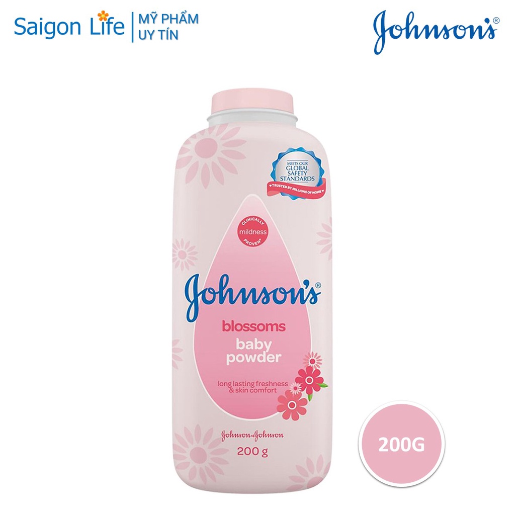 Phấn Rôm Johnson's Baby Hương Hoa Blossom Baby Powder 200g