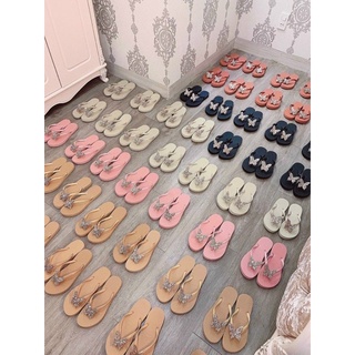 dép kẹp bướm nhũ