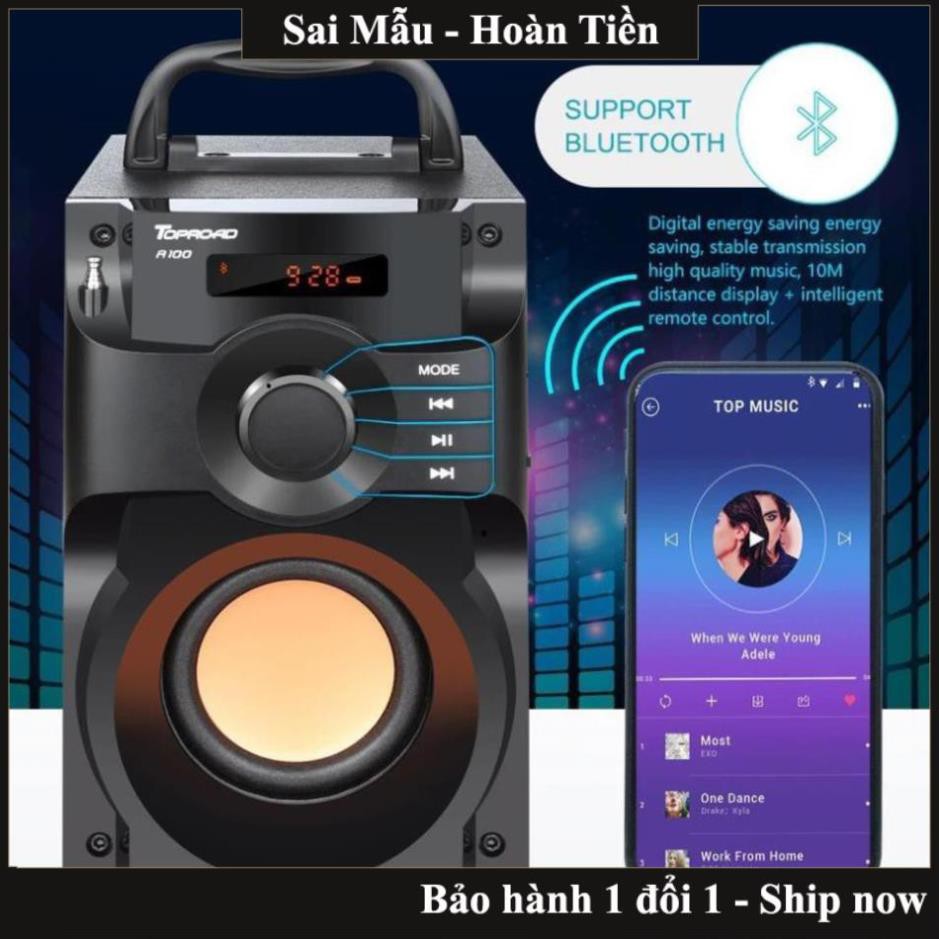 Loa bluetooth công suất lớn siêu Bass HAOYES RS - A100 chất lượng âm thanh siêu đỉnh nhất tầm giá - hàng chính hãng