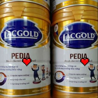 Sữa Lacgold Pedia lon 900g date 2026 (mua 2 giảm 140k)