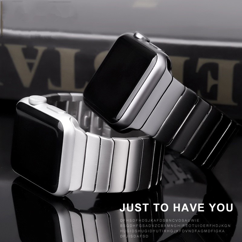 Dây Đeo Thay Thế Bằng Thép Không Gỉ 44mm 40mm Cho iwatch SE 3 2 1 42mm 6 5 4 7