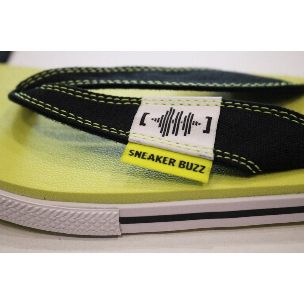 Dép Sneaker Buzz xỏ ngón màu mạ quai đen chính hãng 1SB0001