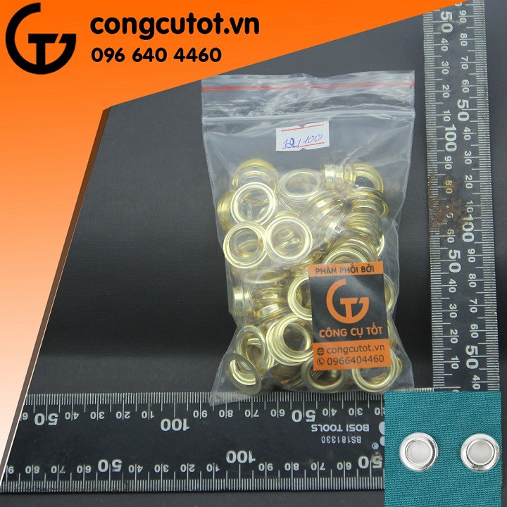 MẮT CÁO 12MM VÀNG TÚI 100 CẶP CHUYÊN BẤM BẠT