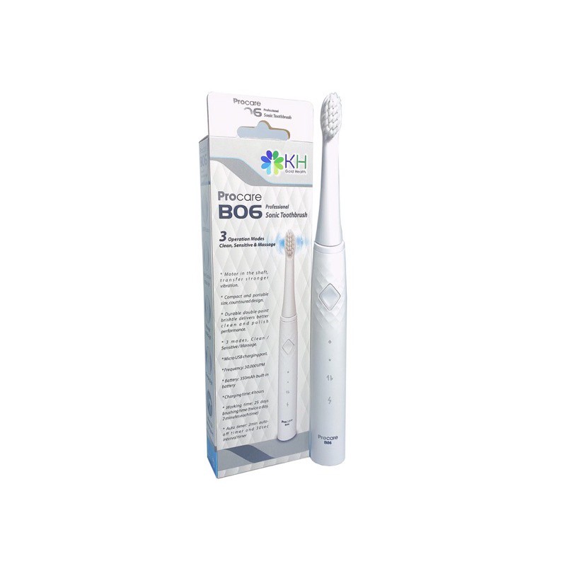 Bàn Chải Điện Trẻ Em  PROCARE KHBO6-Bàn Chải Đánh Răng  Điện Vệ sinh răng miệng cho bé đầu rung HÀNG CHÍNH HÃNG