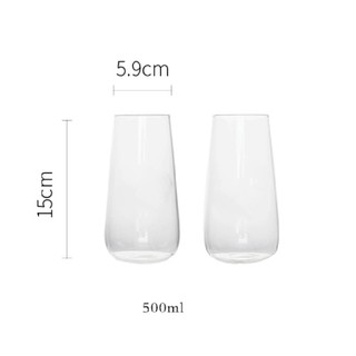 Ly Thủy Tinh kiểu dáng lạ mắt 500ml