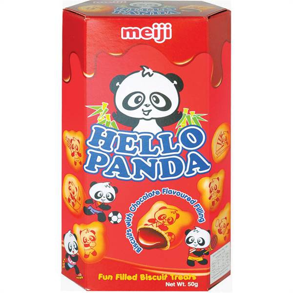 Bánh gấu Meiji 50g nhân kem dâu/ socola/ kem sữa/ double chocolate/ trà xanh