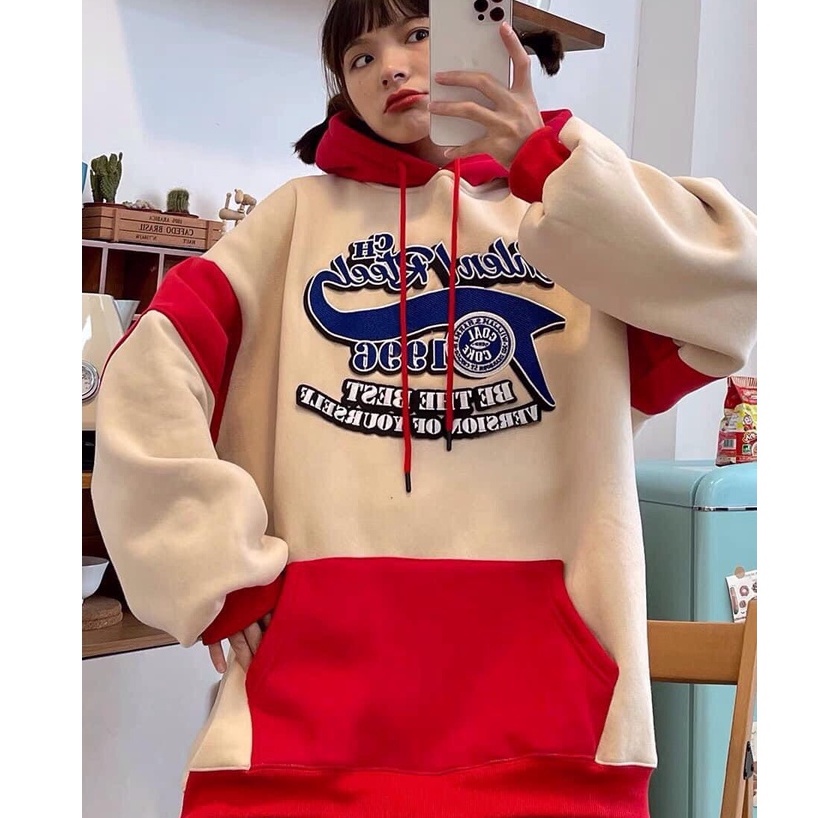 Áo Nữ, Áo Hoodies 1996 Chất Nỉ Phối Màu Siêu Xinh | BigBuy360 - bigbuy360.vn