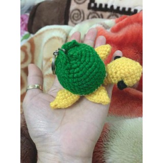 Móc khóa len handmade hình con rùa