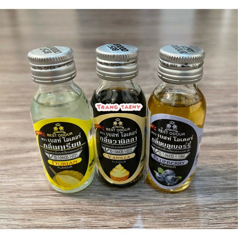 Hương thực phẩm Thái Lan Best Odour đủ loại chai 30ml - Bách hoá sỉ lẻ Bích Liên Dương