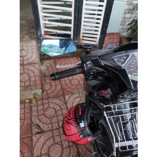 (Gương) Kính Chiếu Hậu Rizoma 5 Cạnh Lá Lớn