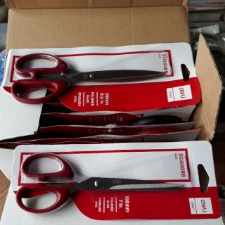 Kéo 210mm Deli - Đen/Đỏ - 1 chiếc - E6010