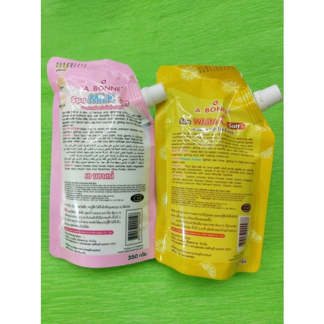 Muối Tắm Spa Vitamin C ABonne Túi Màu Vàng- Hàng Mới Về