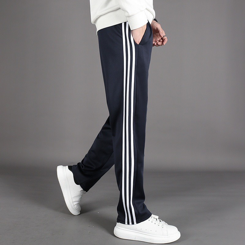 Quần Thể Thao 3 Sọc Thời Trang Unisex Nam Nữ, Quần Ống Suông Thu Đông Trẻ Trung Co Dãn 4 Chiều - Hàng mới về