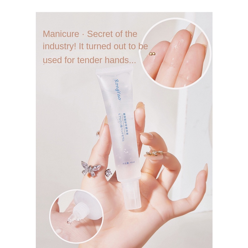 Kem Dưỡng Da Tay Rongyao Hyaluronic Acid Dưỡng Ẩm Chống Khô Da