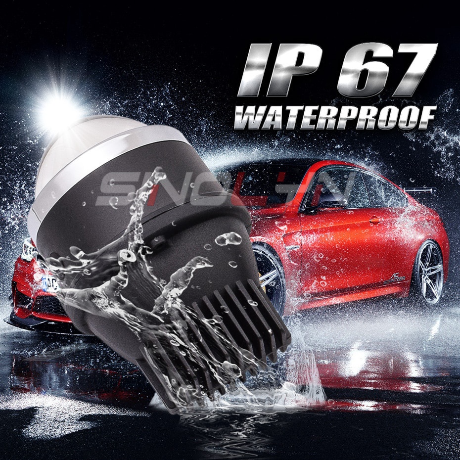 Đèn LED Sương Mù Ánh Sáng Xanh Dương D2H H11 HID Cho Mitsubishi Xpander / Outlander / Pajero / Galant / Grandis 3.0 inch