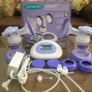 Máy hút sữa lansinoh smart pump điện đôi và pin