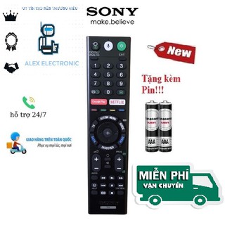 Remote Điều khiển tivi Sony giọng nói- Hàng mới logo Sony mạ bạc BH 6 tháng Tặng kèm PinBH 6 tháng