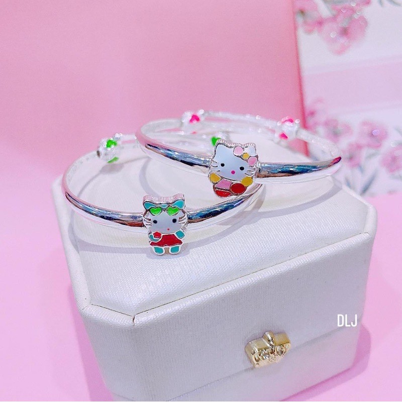 Lắc tay bạc cho bé, Mẫu mã siêu đáng yêu Món quà ý nghĩa dành tặng bé Mainomi Shop Bạc Xinh