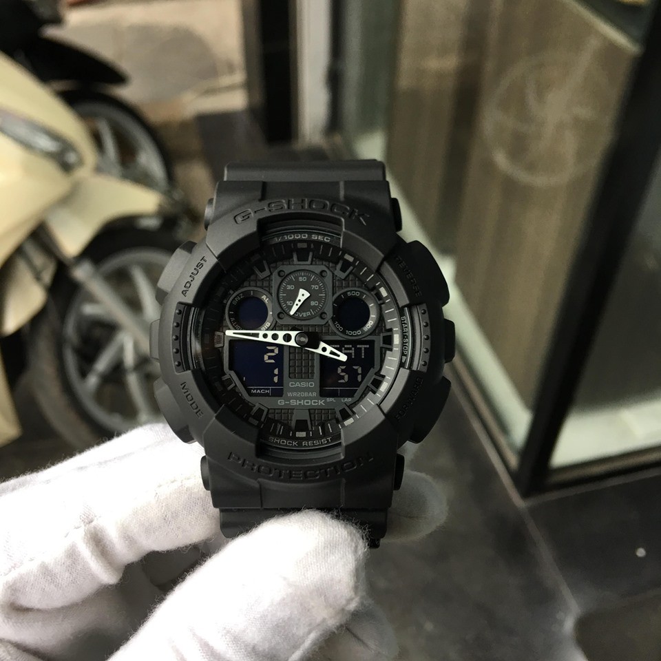 Đồng hồ Nam CASIO G-SHOCK GA-100-1A1ER Full Black