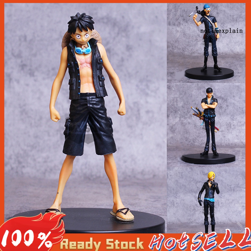 NTP Figure Model Anime One Piece Action Simulation PVC Luffy Roronoa Zoro Sanji Usoppu Miniature for Desktop