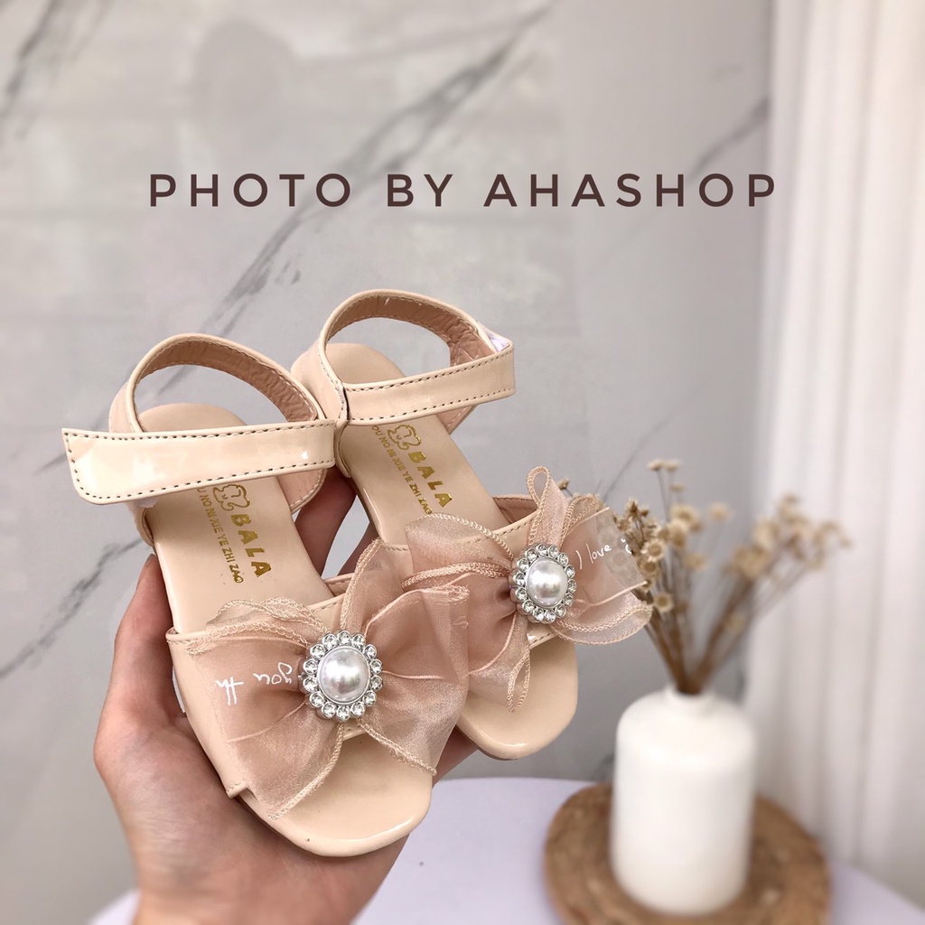 Form Nhỏ Giày Búp Bê Quai Đá Đính Nơ Mix Đá Sáng Lấp Lánh Phù Hợp Đi Chơi Đi Tiệc Cho Bé Gái K221