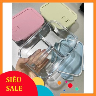 Hộp đựng cơm thủy tinh cao cấp 3 ngăn