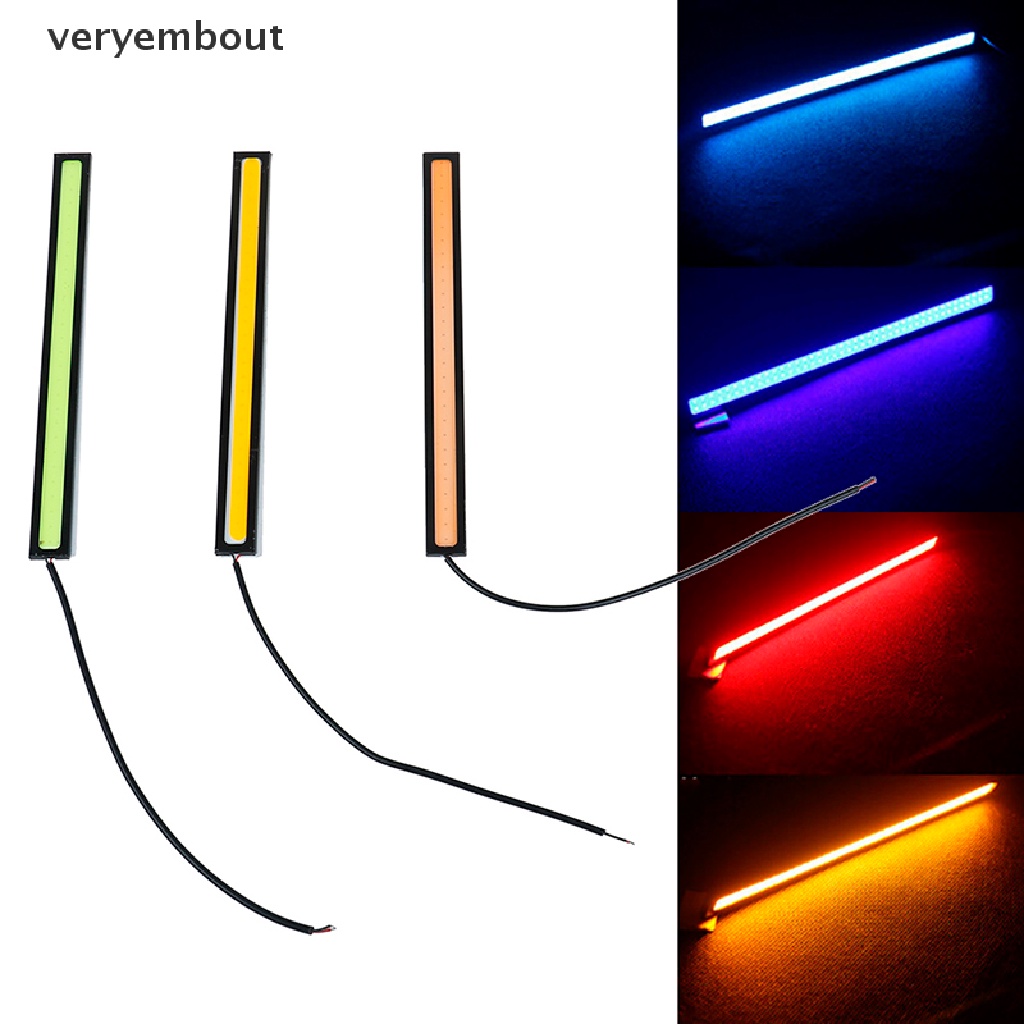 【ut】 1Pc Waterproof 17cm COB car LED lights 12V for DRL fog light driving lamp .