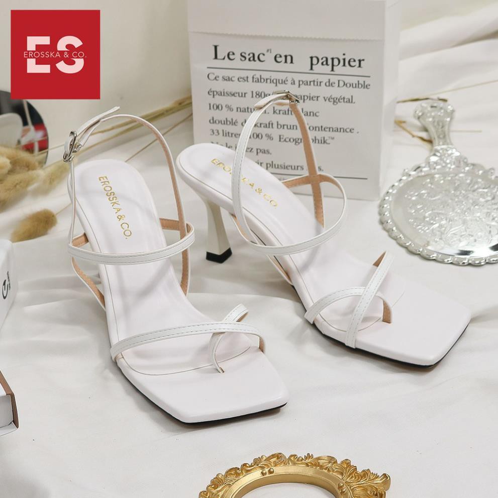 Giày cao gót Eroska thời trang phối dây gót nhọn kiểu dáng xỏ ngón cao 7cm màu nude [HÀNG CAO CẤP] | BigBuy360 - bigbuy360.vn