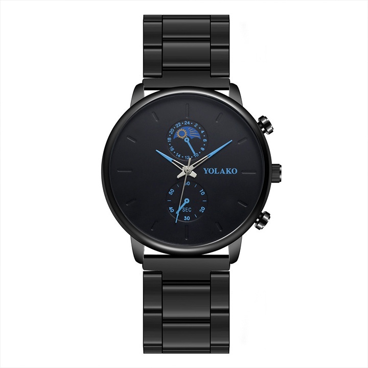 Đồng Hồ Nam YLK02 Dây Da Thiết Kế Sang Trọng Lịch Lãm