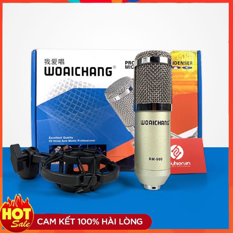 Mic Thu âm Woaichang Bm900 thu âm livestream cực hay