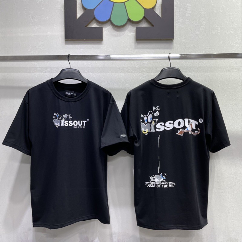 [Mã SKAMCLU7 giảm 10% Tối Đa 50K đơn 0Đ] Áo thun missout bò sữa toyo nam nữ Full Tag tay cổ KUN SHOP | BigBuy360 - bigbuy360.vn