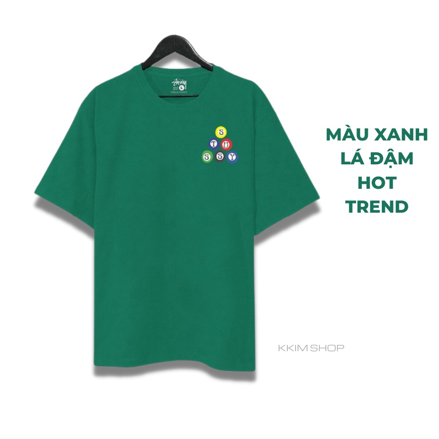 Áo Thun Tay Lỡ STUSSY, áo phông unisex Form rộng oversize, chất liệu Cotton. KKIMShop