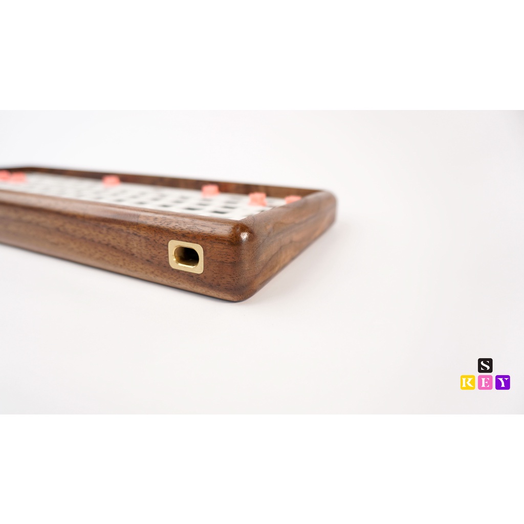 Vỏ Gỗ Bàn Phím Cơ AKKO 3084 Loại Dây - CASE WOOD MECHANICAL KEYBOARD AKKO 3084
