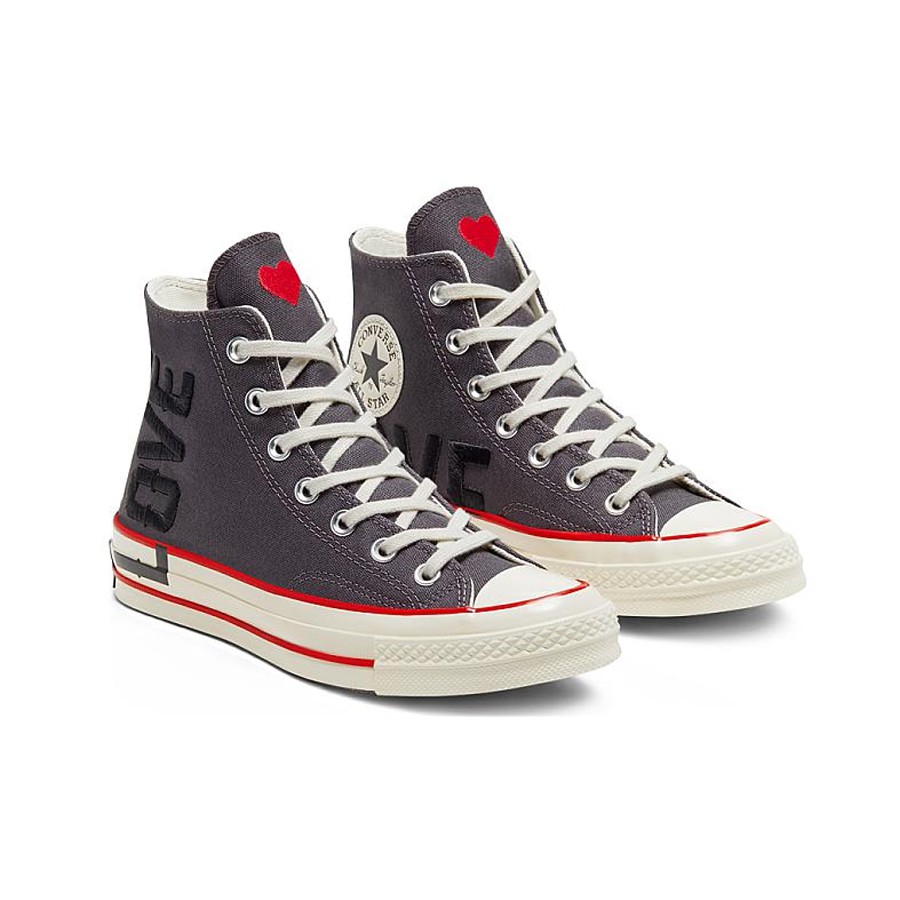 [Mã FAMALLT5 giảm 15% đơn 150k] Giày Nữ Converse Chuck 70 Love Fearlessly Hi Top - 567153C