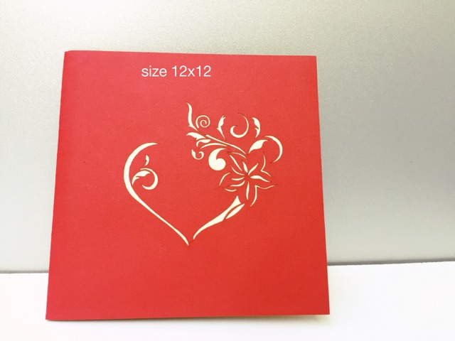 Cặp Đôi 7 ( cây trái tim )- Love - Thiệp 3D | BigBuy360 - bigbuy360.vn