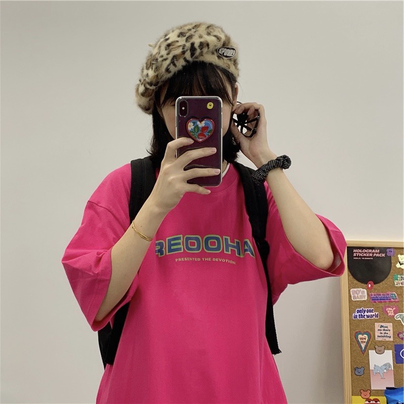 Áo thun tay lỡ form rộng REOOHA NEKOSG, áo phông form rộng Unisex ATL294